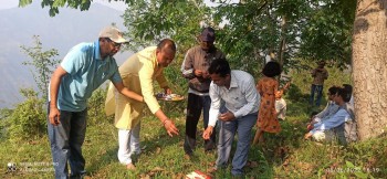 जगन्नाथ बहुमुखी क्याम्पसको खेलमैदान निर्माण सुरु, मेयरद्वारा सिलान्यास